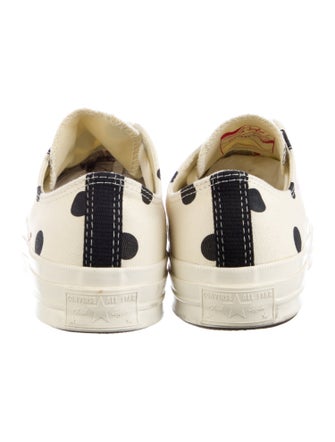 Comme des Garçons Play x Converse Canvas Polka Dot Print Sneakers