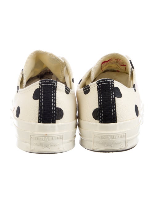 Comme des Garçons Play x Converse Canvas Polka Dot Print Sneakers