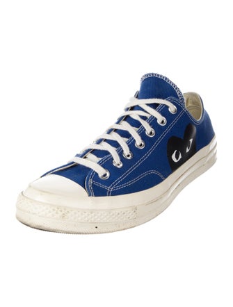 Comme des Garçons Play x Converse Canvas Printed Sneakers