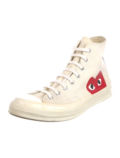 Comme des Garçons Play x Converse Canvas Printed Sneakers