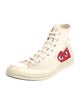 Comme des Garçons Play x Converse Canvas Printed Sneakers