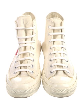 Comme des Garçons Play x Converse Canvas Printed Sneakers