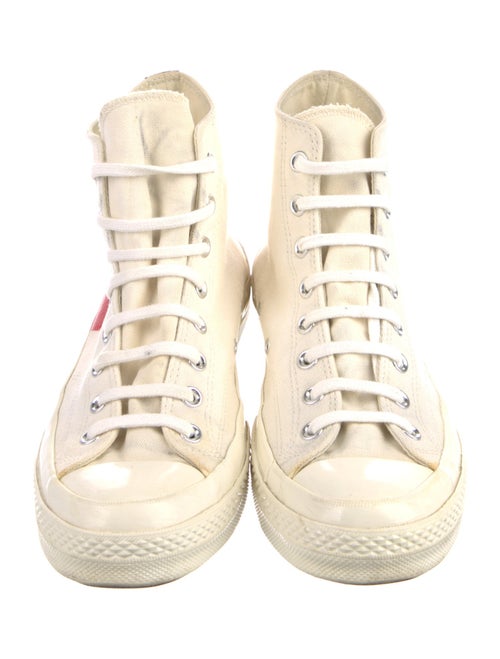 Comme des Garçons Play x Converse Canvas Printed Sneakers