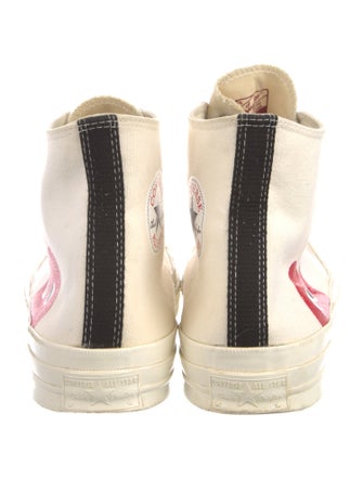 Comme des Garçons Play x Converse Canvas Printed Sneakers