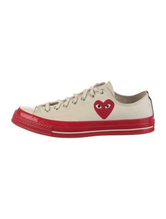 Comme des Garçons Play x Converse Canvas Graphic Print Sneakers