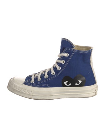 Comme des Garçons Play x Converse Canvas Printed Sneakers