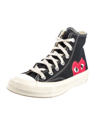 Comme des Garçons Play x Converse Canvas Graphic Print Sneakers