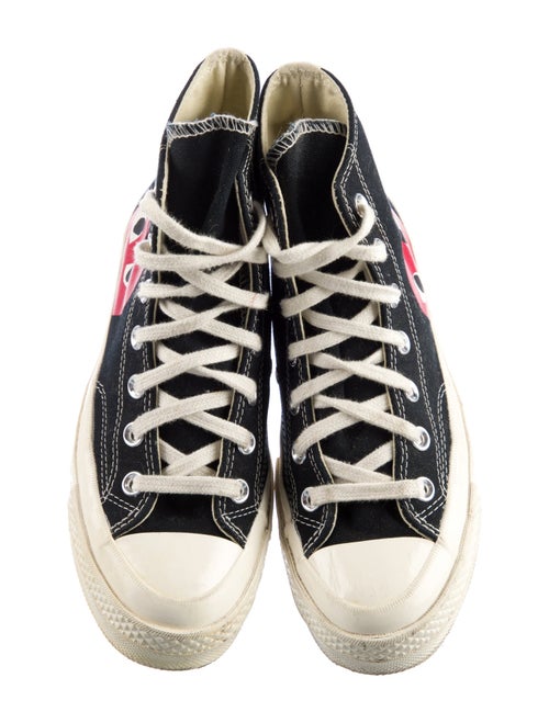 Comme des Garçons Play x Converse Canvas Graphic Print Sneakers