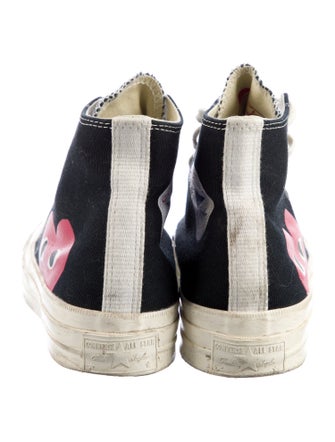 Comme des Garçons Play x Converse Canvas Graphic Print Sneakers