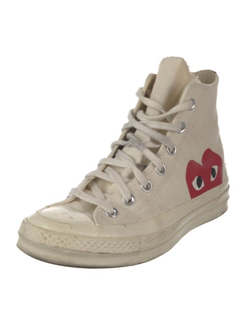 Comme des Garçons Play x Converse Canvas Printed Sneakers
