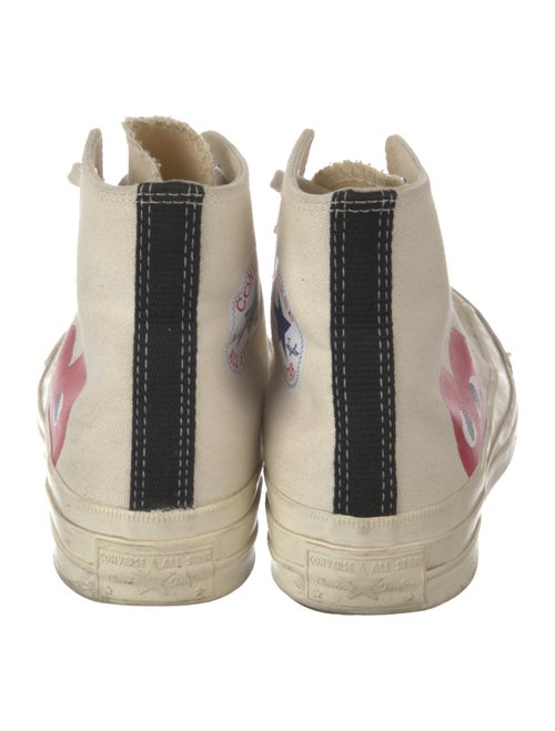 Comme des Garçons Play x Converse Canvas Printed Sneakers