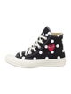 Comme des Garçons Play x Converse Canvas Polka Dot Print Sneakers