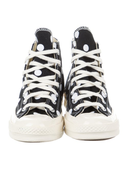 Comme des Garçons Play x Converse Canvas Polka Dot Print Sneakers
