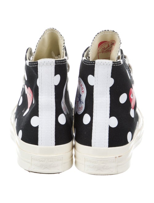 Comme des Garçons Play x Converse Canvas Polka Dot Print Sneakers