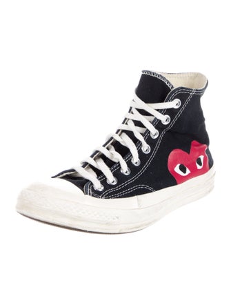 Comme des Garçons Play x Converse Canvas Graphic Print Sneakers