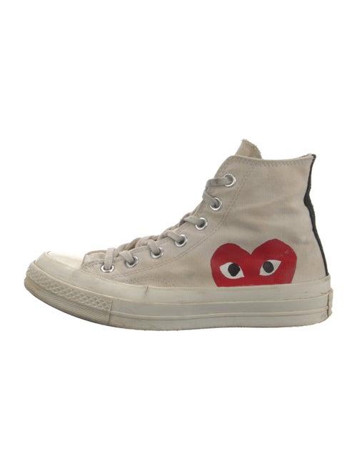 Comme des Garçons Play x Converse Canvas Graphic Print Sneakers