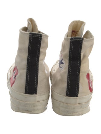 Comme des Garçons Play x Converse Canvas Graphic Print Sneakers