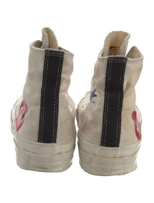 Comme des Garçons Play x Converse Canvas Graphic Print Sneakers