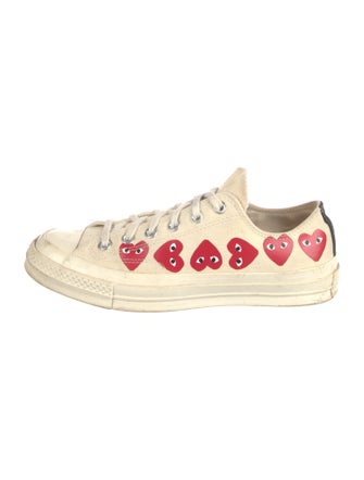 Comme des Garçons Play x Converse Canvas Graphic Print Sneakers