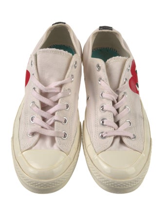 Comme des Garçons Play x Converse Canvas Graphic Print Sneakers