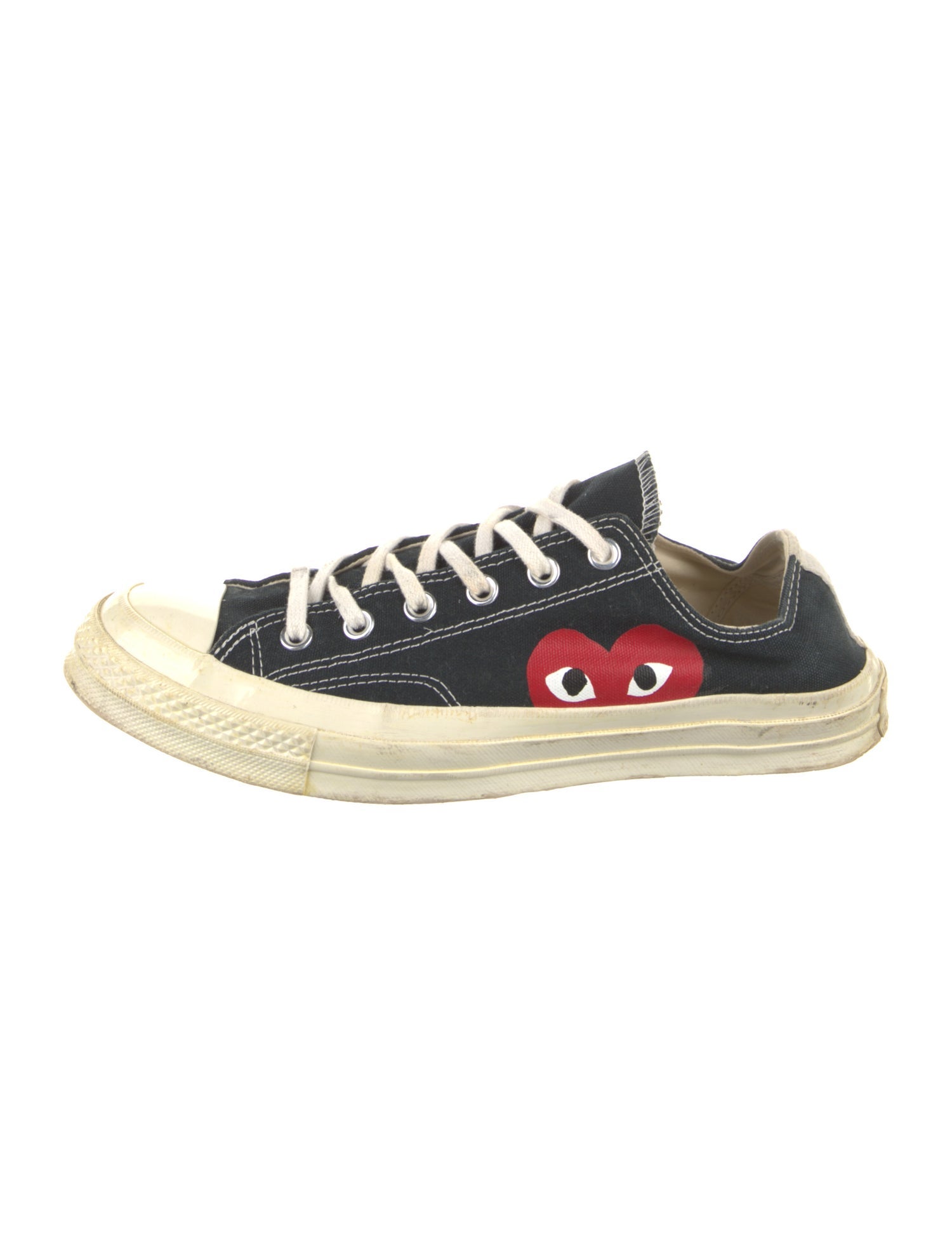 Comme des Garçons Play x Converse Canvas Graphic Print Sneakers