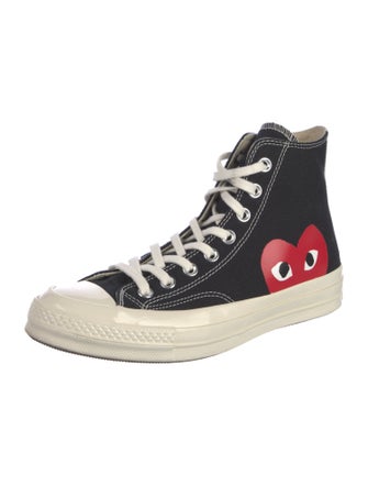 Comme des Garçons Play x Converse Canvas Printed Sneakers