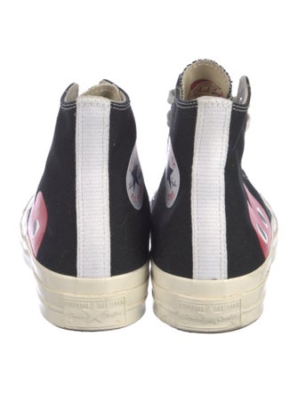 Comme des Garçons Play x Converse Canvas Printed Sneakers