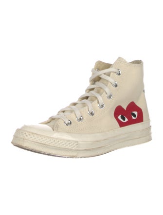 Comme des Garçons Play x Converse Canvas Graphic Print Sneakers