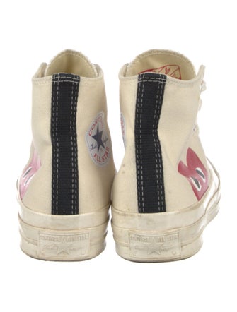 Comme des Garçons Play x Converse Canvas Graphic Print Sneakers