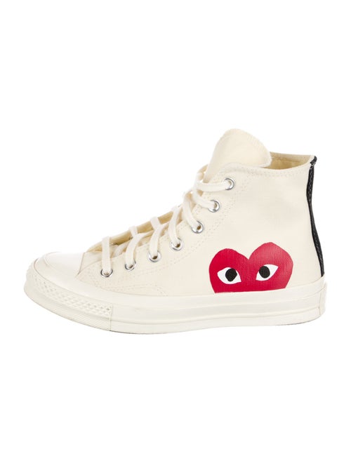 Comme des Garçons Play x Converse Canvas Printed Sneakers