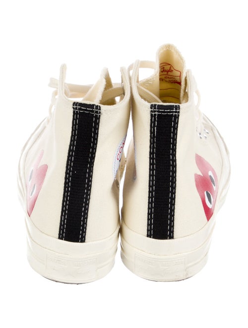 Comme des Garçons Play x Converse Canvas Printed Sneakers