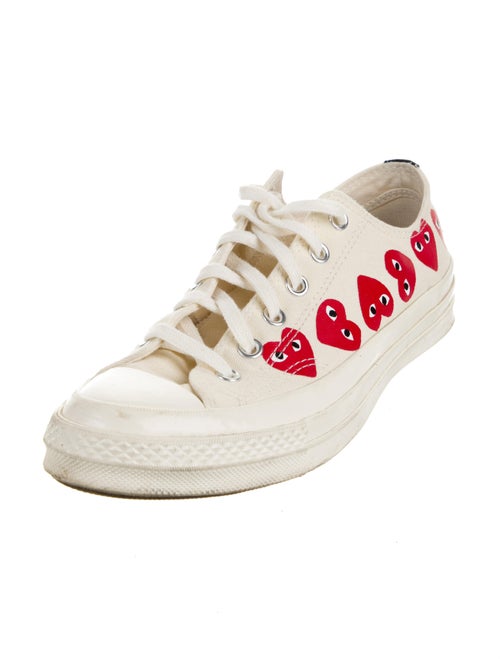 Comme des Garçons Play x Converse Canvas Printed Sneakers