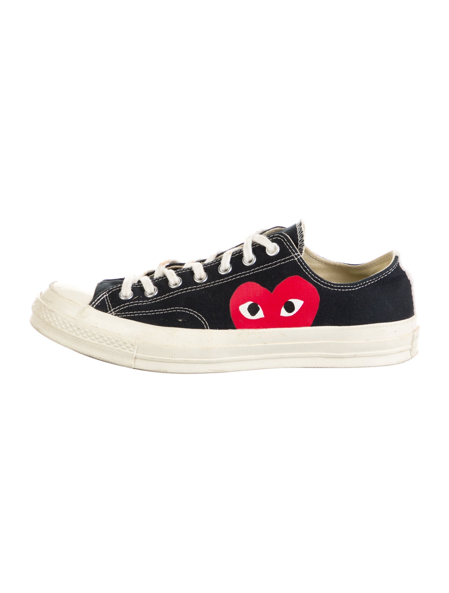 Comme des Garçons Play x Converse Canvas Printed Sneakers