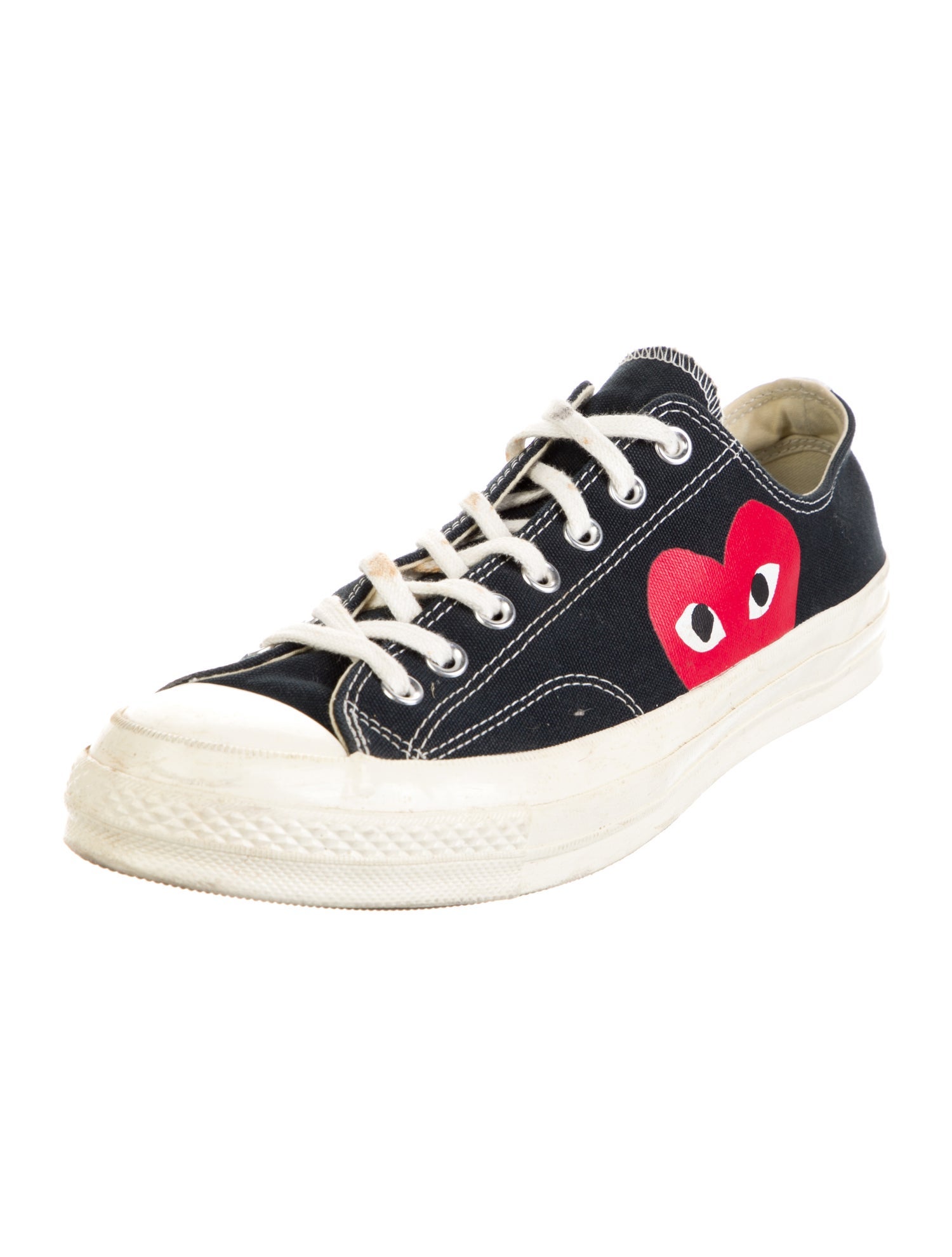 Comme des Garçons Play x Converse Canvas Printed Sneakers