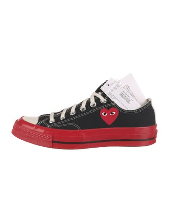 Comme des Garçons Play x Converse Canvas Printed Sneakers