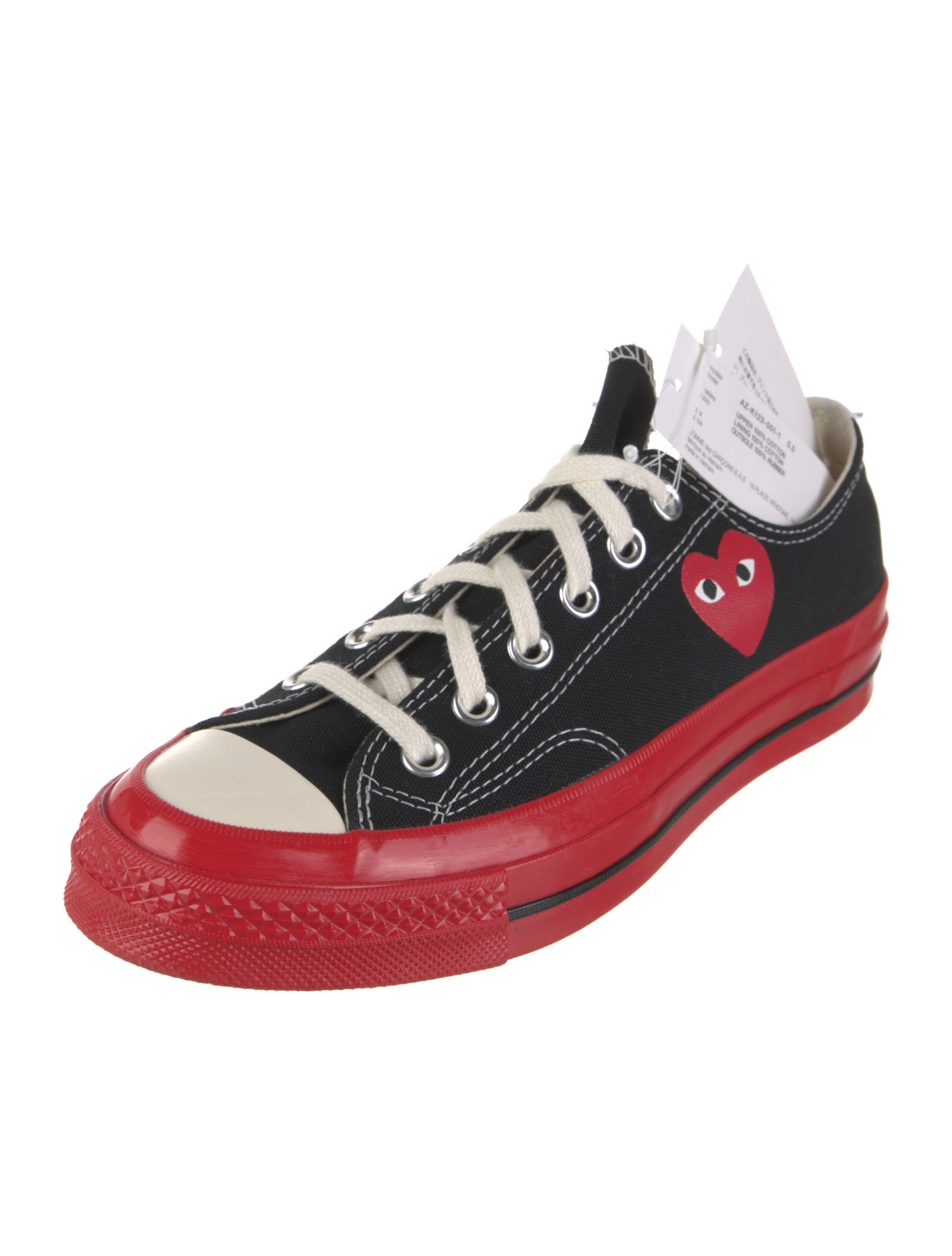 Comme des Garçons Play x Converse Canvas Printed Sneakers