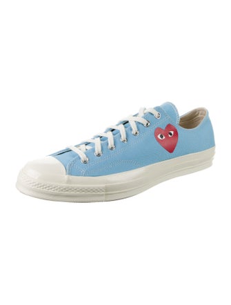 Comme des Garçons Play x Converse Canvas Printed Sneakers