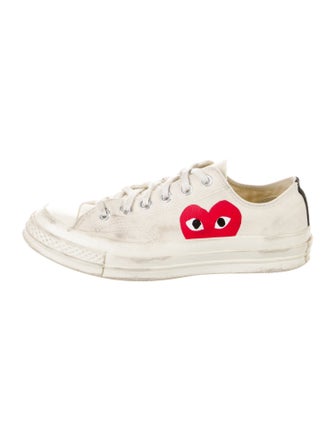 Comme des Garçons Play x Converse Canvas Graphic Print Sneakers