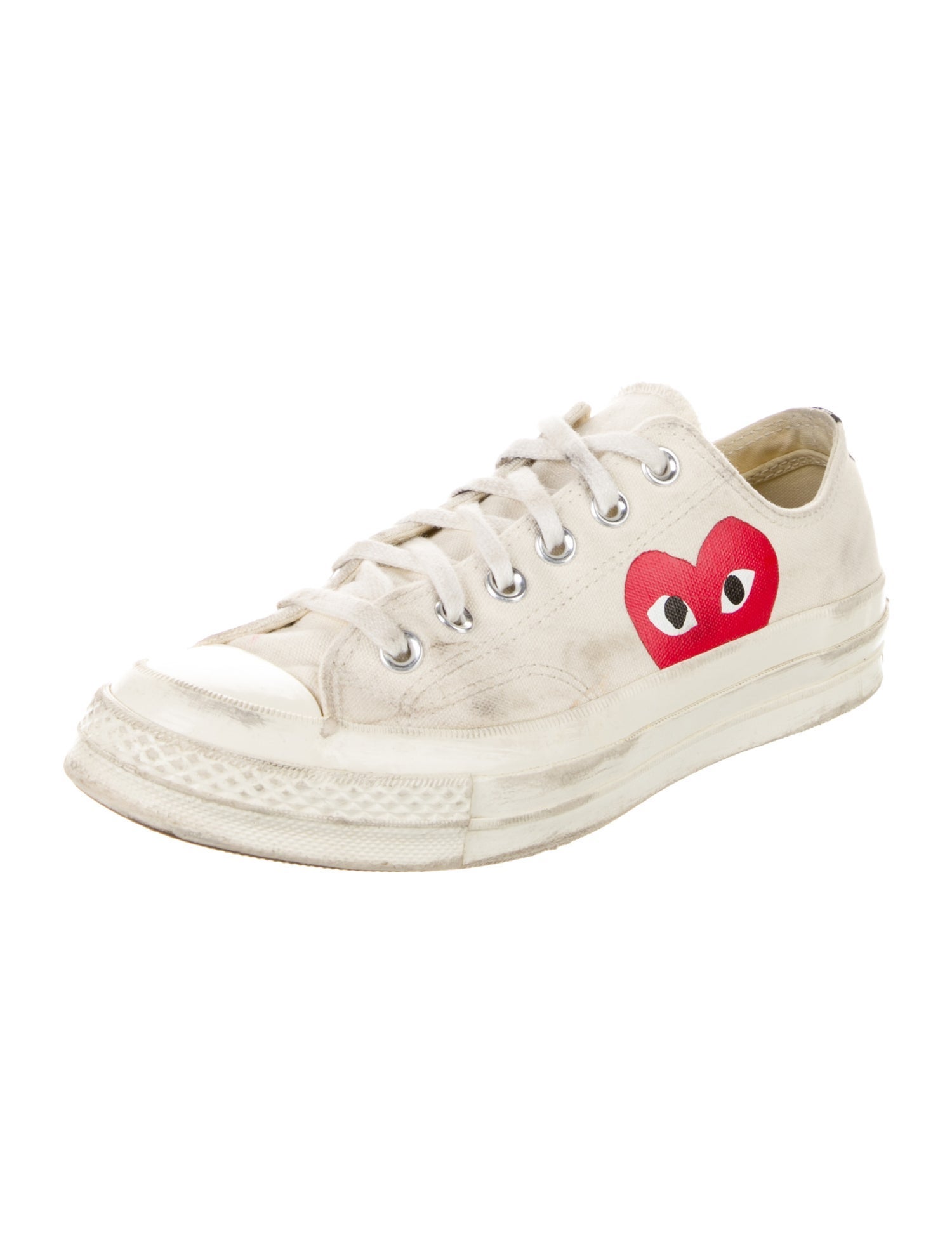 Comme des Garçons Play x Converse Canvas Graphic Print Sneakers