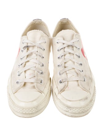 Comme des Garçons Play x Converse Canvas Graphic Print Sneakers