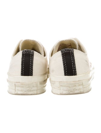 Comme des Garçons Play x Converse Canvas Graphic Print Sneakers