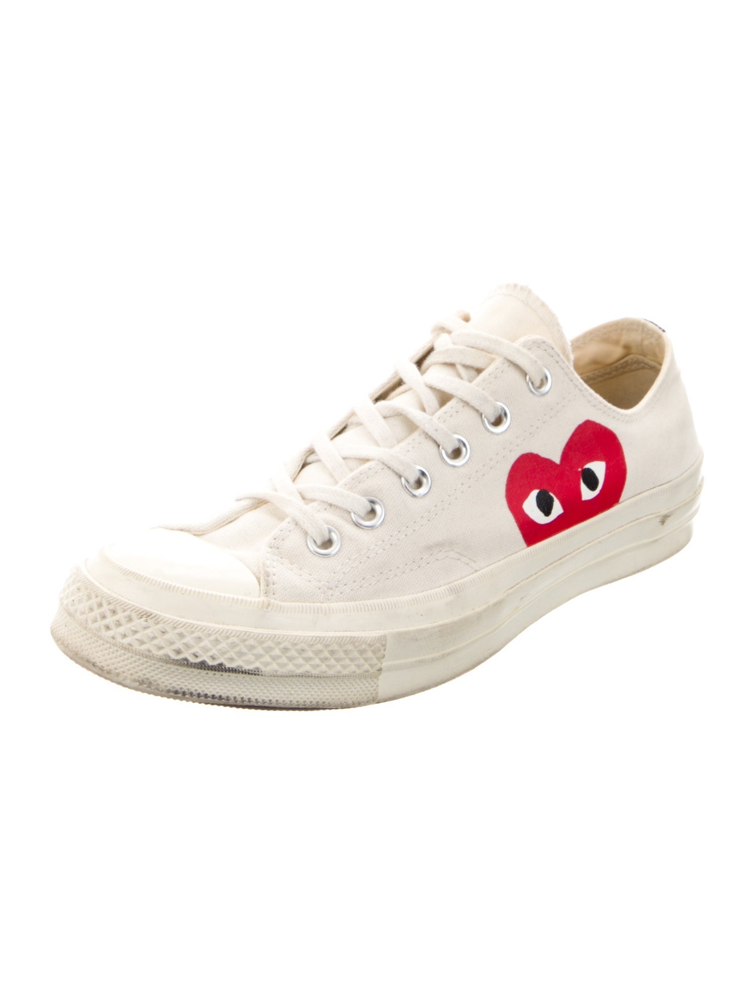 Comme des Garçons Play x Converse Canvas Printed Sneakers