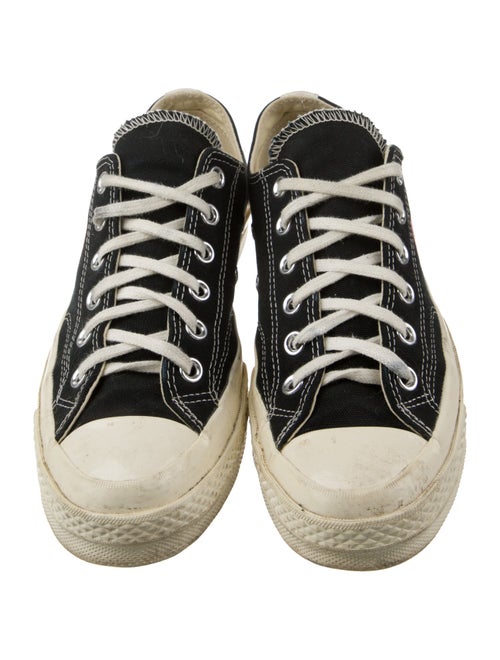 Comme des Garçons Play x Converse Canvas Printed Sneakers