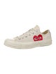 Comme des Garçons Play x Converse Canvas Printed Sneakers