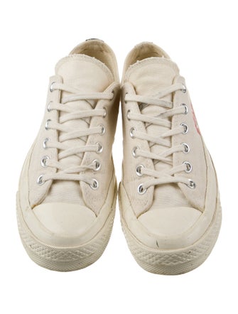Comme des Garçons Play x Converse Canvas Printed Sneakers