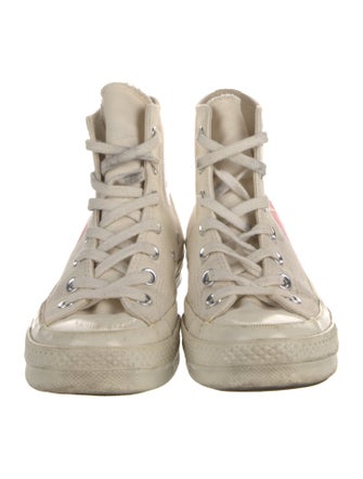 Comme des Garçons Play x Converse Canvas Printed Sneakers
