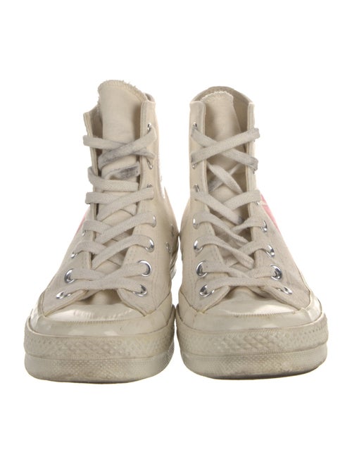 Comme des Garçons Play x Converse Canvas Printed Sneakers