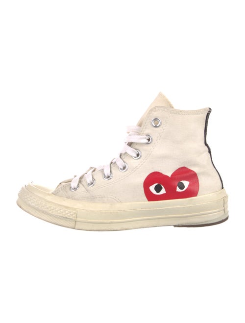 Comme des Garçons Play x Converse Canvas Printed Sneakers