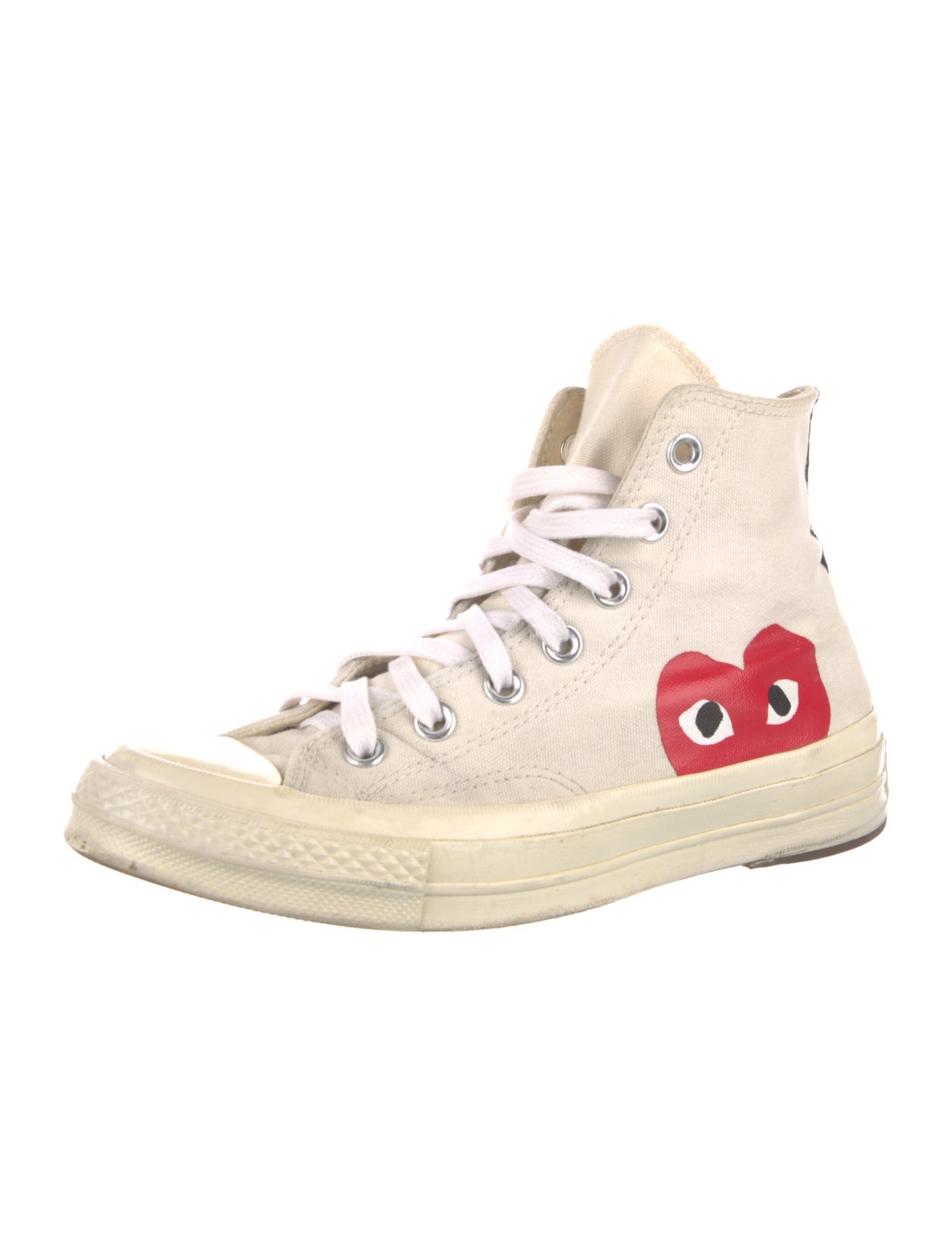 Comme des Garçons Play x Converse Canvas Printed Sneakers