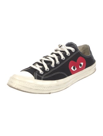 Comme des Garçons Play x Converse Canvas Printed Sneakers